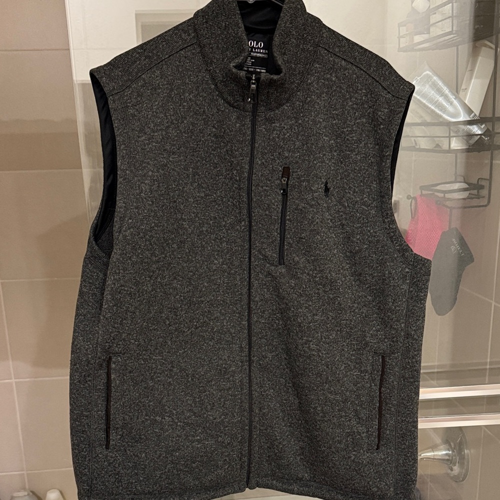 Polo full zipper vest XXL. Great condition